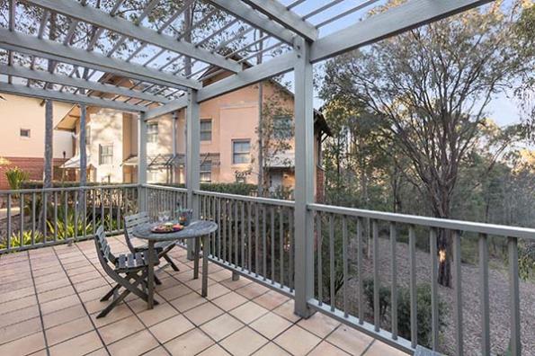 Oaks Cypress Lakes Resort 1 Bedroom Villa Balcony 600x400px.jpg